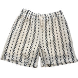 River Island Studios XS Regular Fit Ecru Smart Shorts Men's Patterned Style