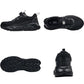 QQSQ LRH-SU7 Steel Toe Cap Safety Trainers Black Lightweight Comfort UK8