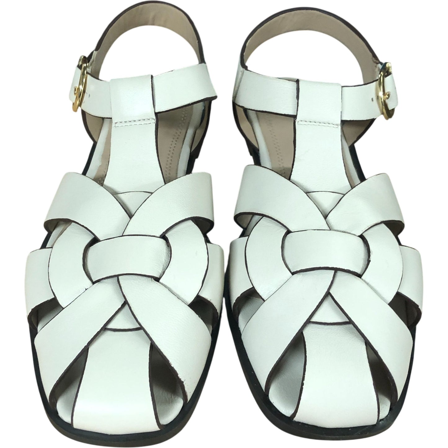 Hadley Cream Leather Fisherman Sandals Size UK 7