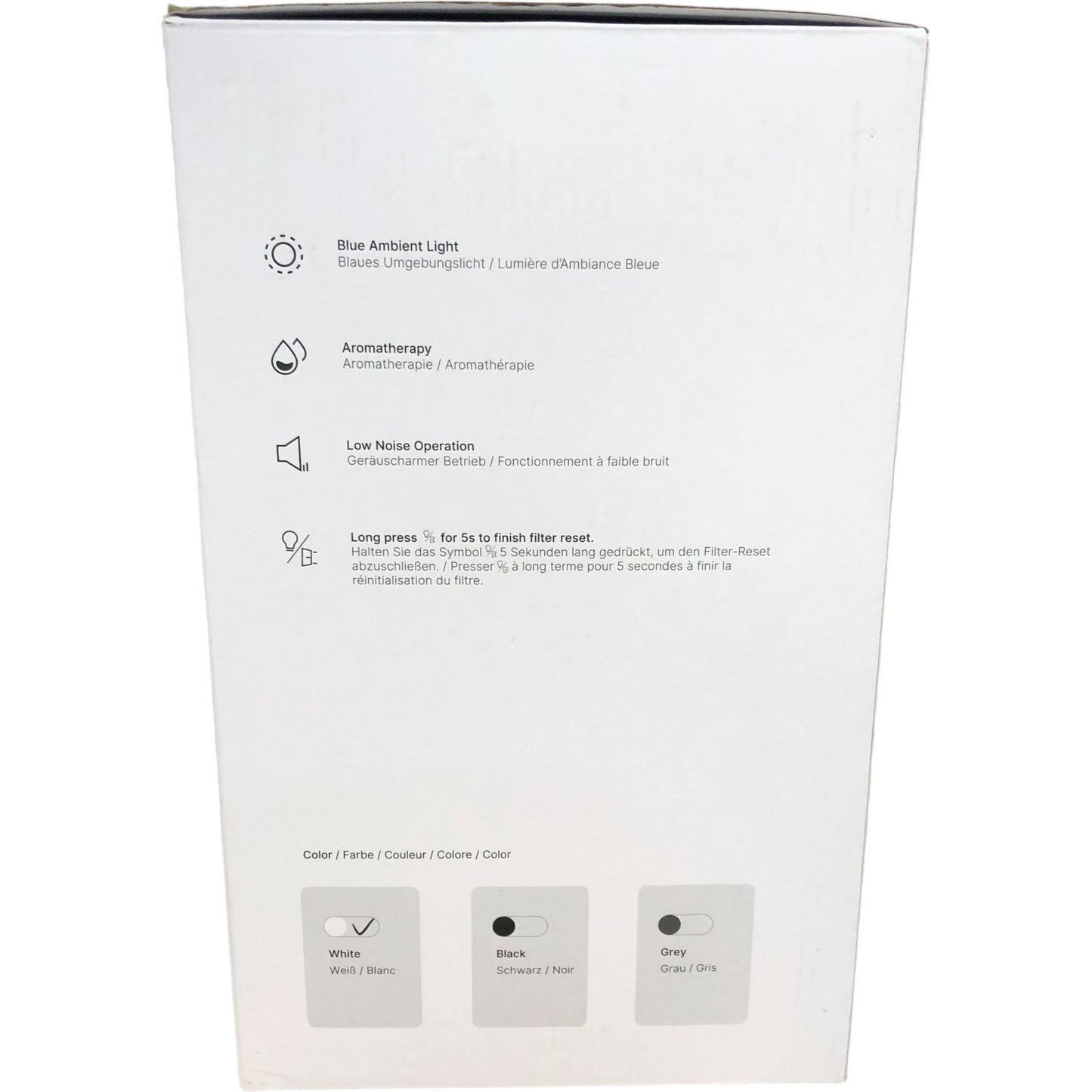 Morento Air Purifier Indoor Model X0025Z2AQN Aromatherapy Low Noise Operation