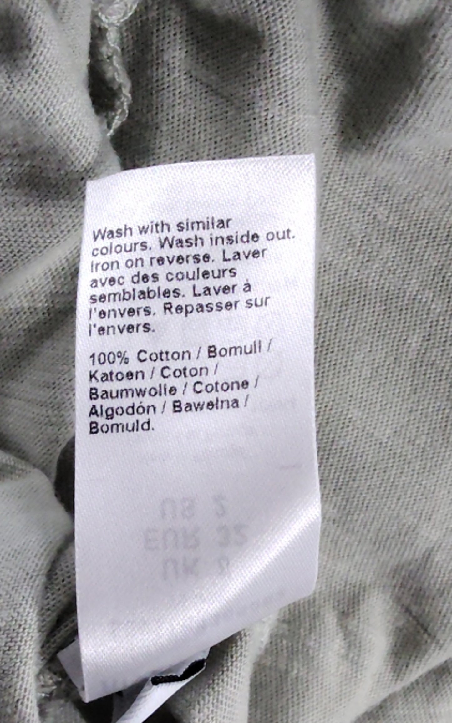 River Island Long Sleeve T-Shirt UK6 Women's Light Green Casual Top