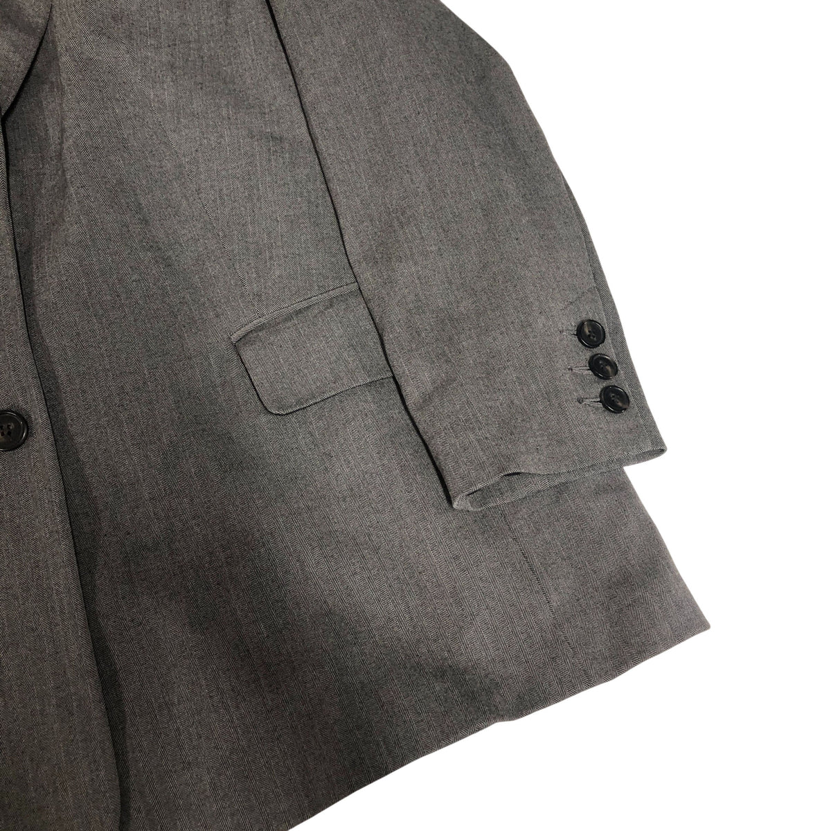 Women's Blazer Grey Tailored Fit Button Up Jacket UK18
