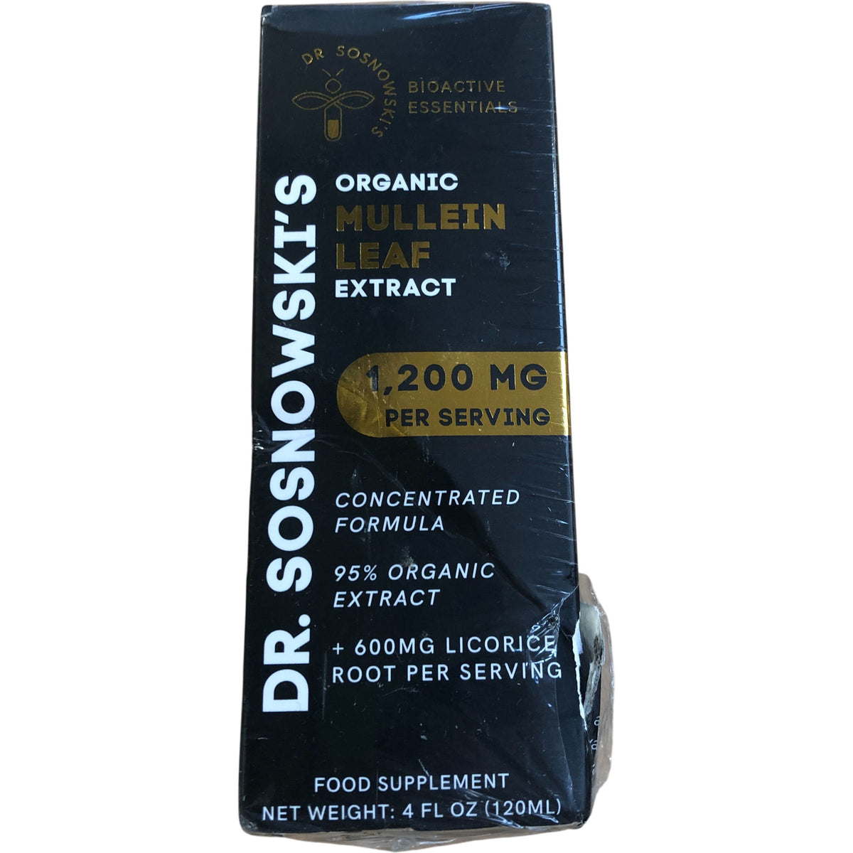 Dr Sosnowski's Organic Mullein Leaf Extract 1200mg Concentrated Herbal Formula