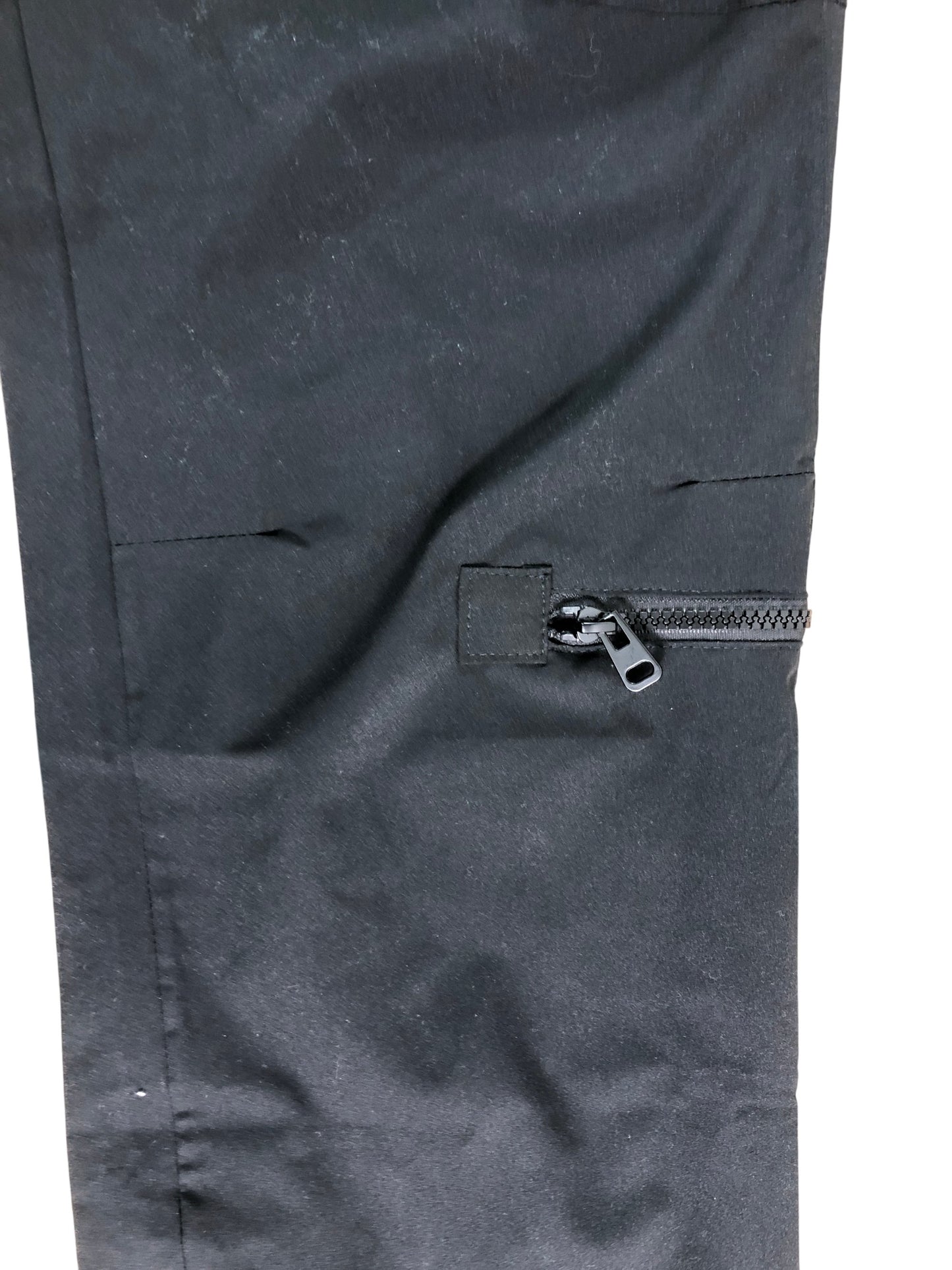 KANGAROO POO Cargo Trousers XL Men's Black Outdoor Zipped Pockets Lightweight