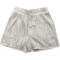 Sequin Shorts UK Size 8 Women's White Tassel Detail Party Wear