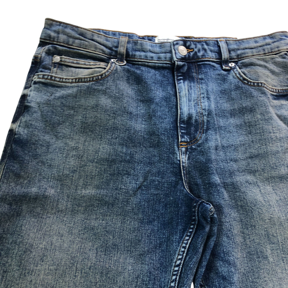River Island Tapered Jeans Men's Denim Blue Stretch