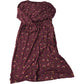 Long Sleeve Dress UK Size 8 Women's Floral Patterned Stretchy Maxi