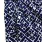 Boden Navy Crinkle Wide Leg Trousers - Size 12P