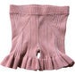 River Island 9-10 Years Girls Ribbed Frill Hem Shorts Pale Pink