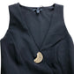 River Island Black Jumpsuit Size Small Women's Sleeveless V Neck Wide Leg
