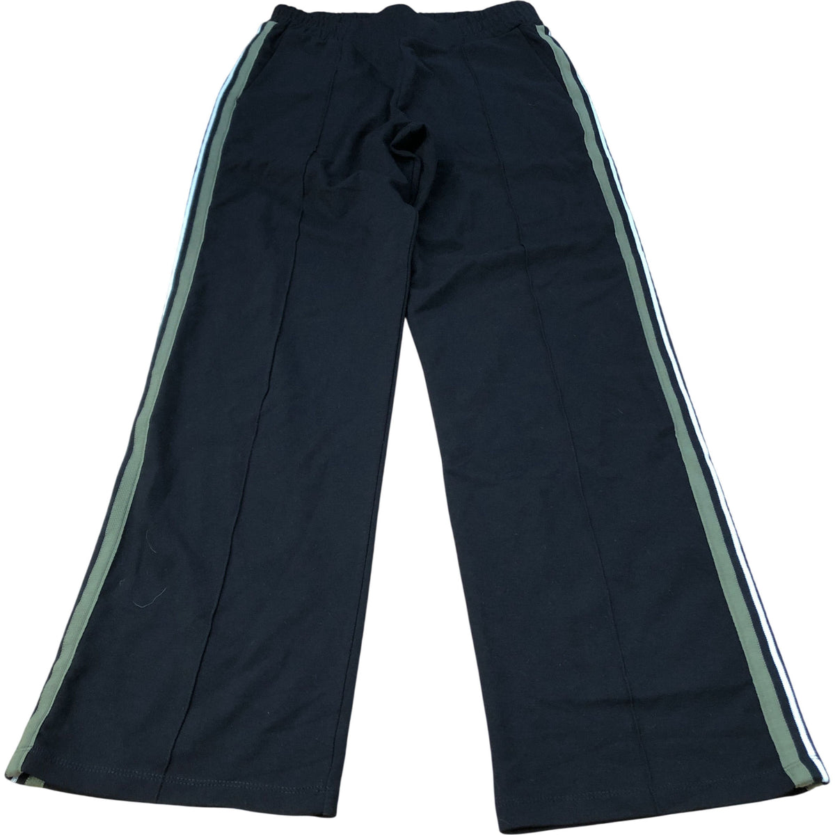 Baukjen Black Track Pants With Black Stripe UK12 Women's Stretchy