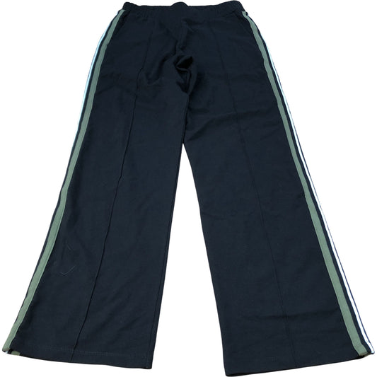 Baukjen Black Track Pants With Black Stripe UK12 Women's Stretchy