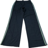 Baukjen Black Track Pants With Black Stripe UK12 Women's Stretchy