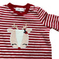 So Cute Baby Dress Set 62cm 0-3 Months Red Striped Dress And Romper
