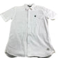 Firetrap White Muscle Fit Short Sleeve Shirt  Men's Casual Cotton Medium