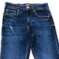 River Island Distressed Jeans UK8 Girls Cotton Blend Dark Wash Denim