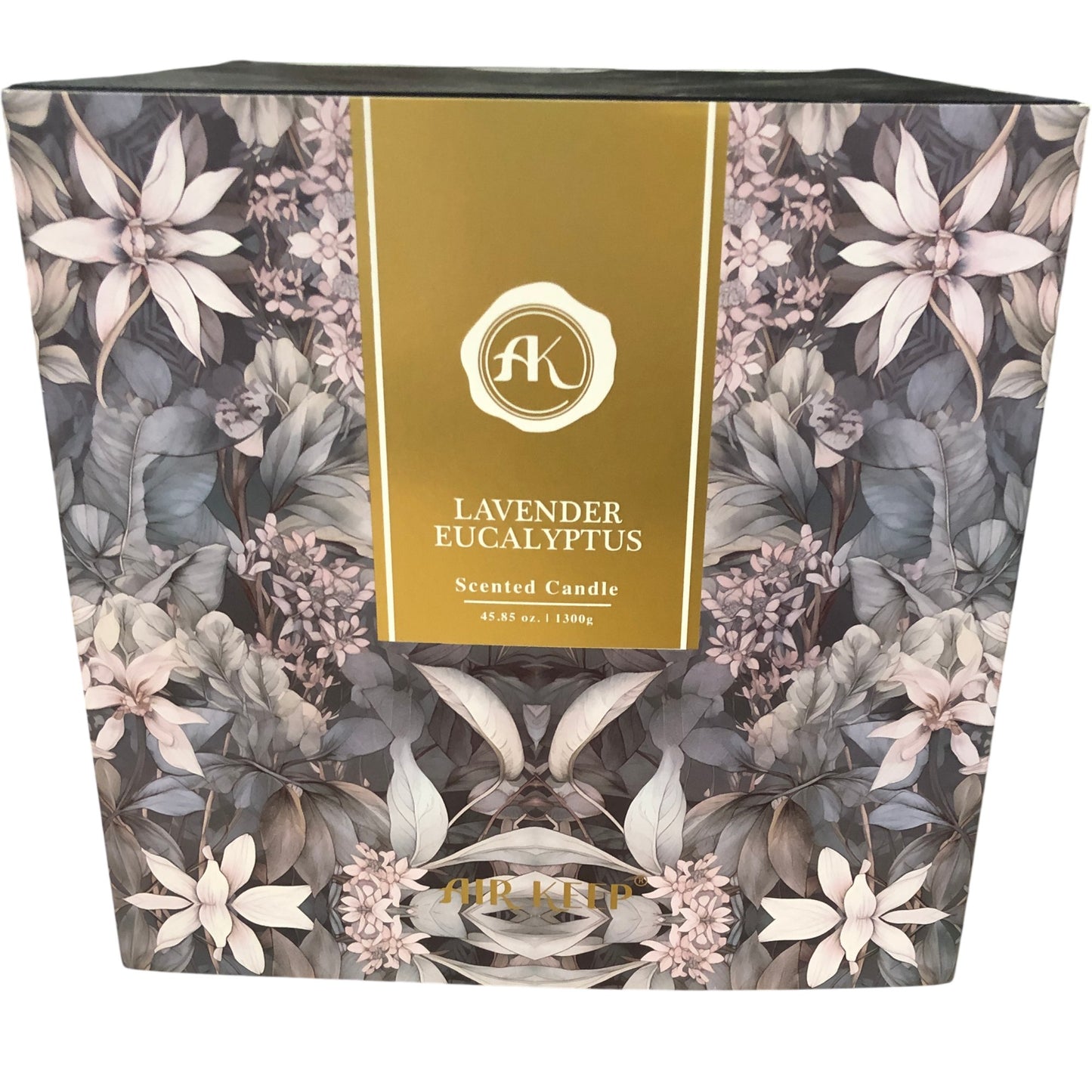 AIR KEEP Lavender Eucalyptus Scented Candle 1300g Long Lasting Home Fragrance