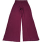 River Island High Waisted Casual Dark Red Trousers