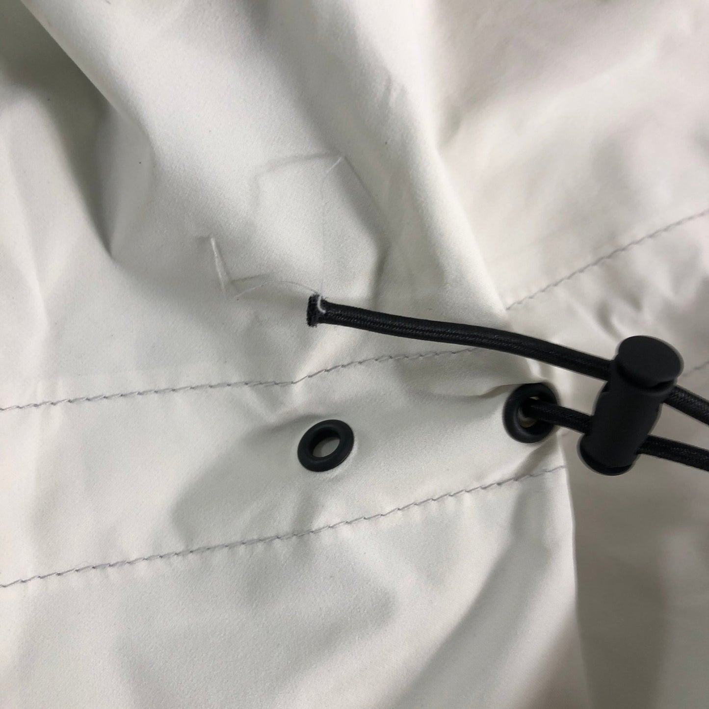 Barbour International Longline Kyra Waterproof Jacket Size 18 Women's Cream