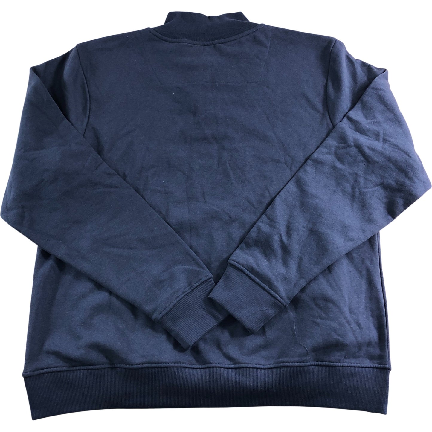 Threadbare Zip Neck Jumper 2XL Women's Dark Navy Cotton Blend Regular Fit
