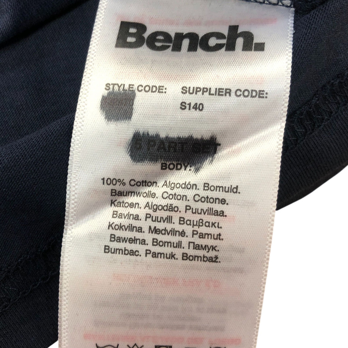 Bench Graphic Print Navy T-Shirt