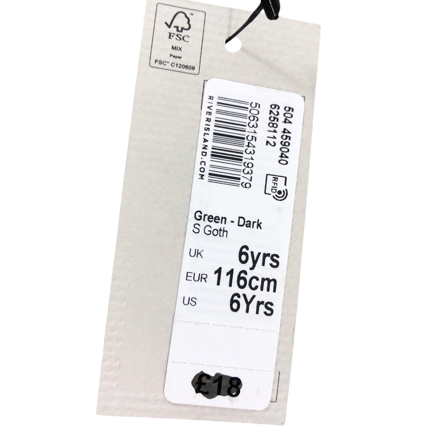 RIVER ISLAND Camo Skirt Age 6 Years Girls Casual Denim Buttons Pocket Green