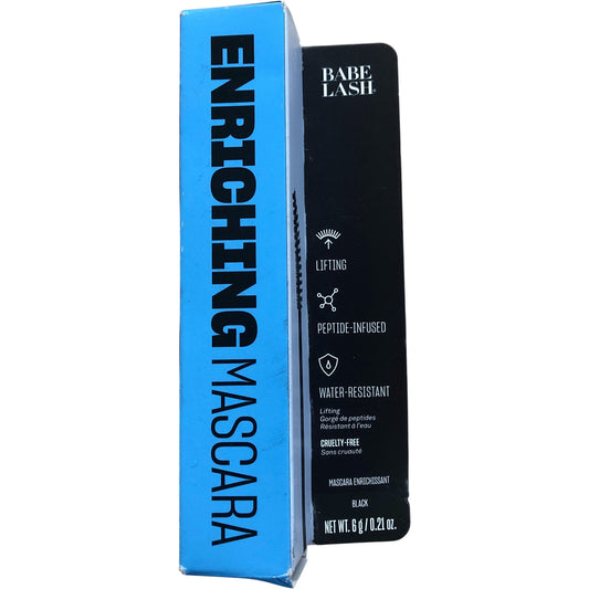 Babe Lash Enriching Mascara Water Resistant Black 6g Lifting Peptide Infused