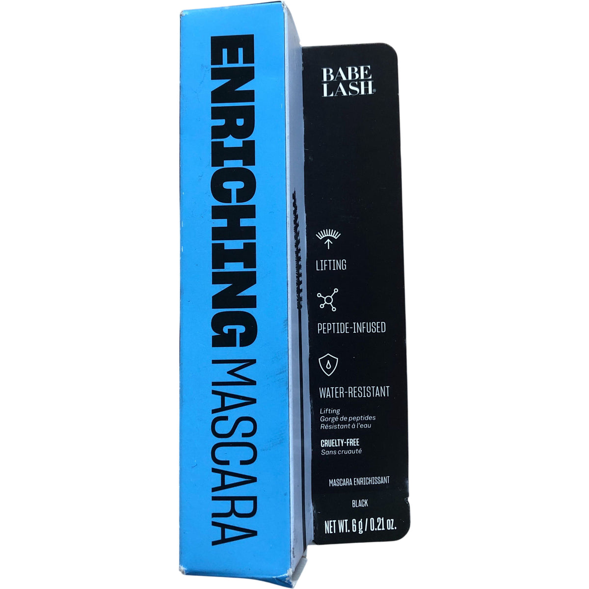 Babe Lash Enriching Mascara Water Resistant Black 6g Lifting Peptide Infused