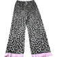 Girl's Leopard Print Pyjamas Set Long Sleeve Top Trousers 14-15 Years