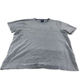 Crew Clothing Company T-Shirt XXL Men's Grey Cotton Short Sleeve Casual