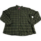 TOKYO LAUNDRY Check Shirt XXL Men's Casual Green Flannel Long Sleeve Top