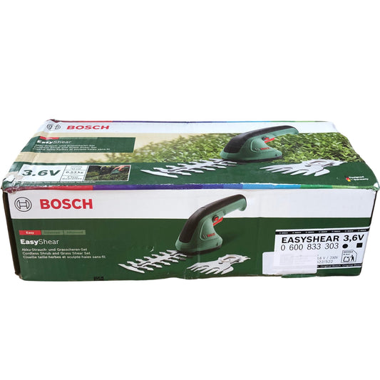 BOSCH EasyShear 3.6V Cordless Shrub and Grass Shear Set Lightweight Easy Use