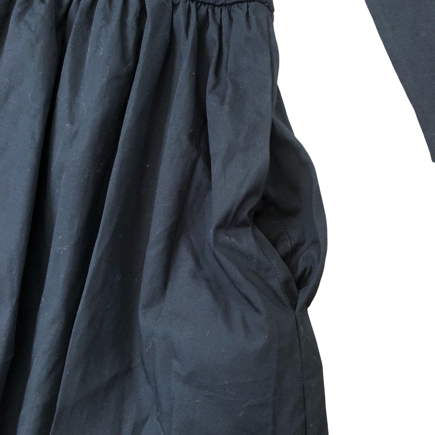 Black Long Sleeve Balloon Hem Maxi Dress Women's Casual Loose Fit 12