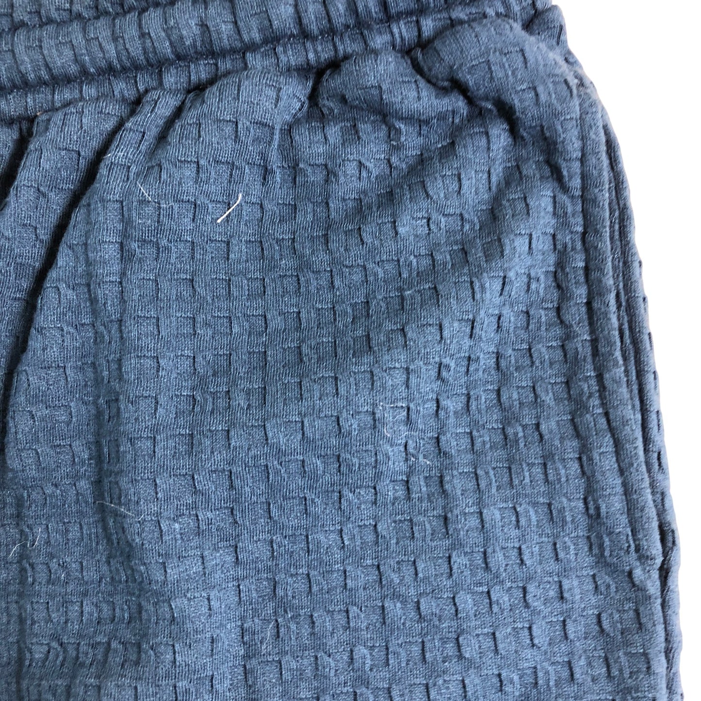 Pretty You London Waffle Pyjama Set UK16-18 Women's Short Sleeves Navy