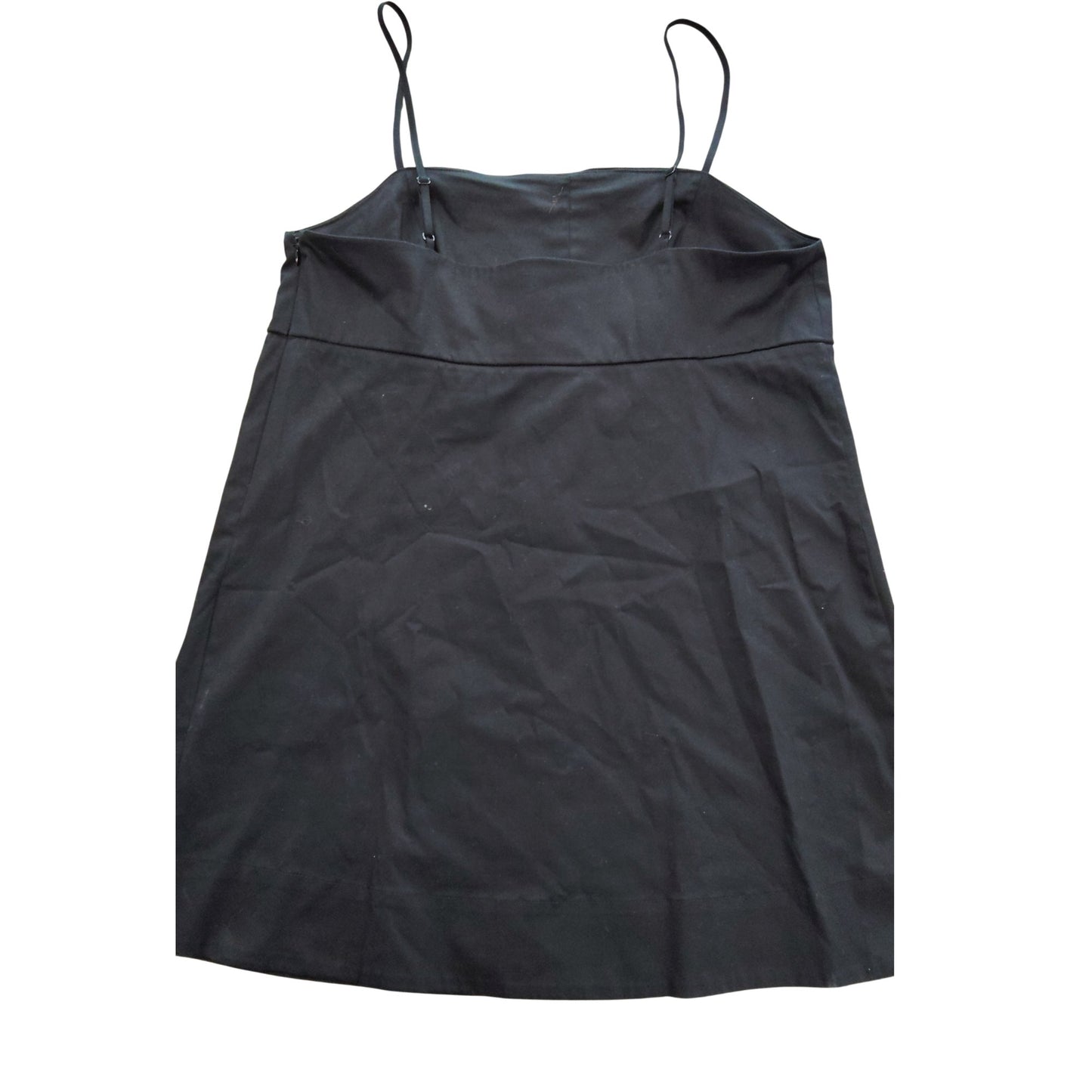 River Island UK14 Women's Black Button Front Strappy Dress Casual Summer Style