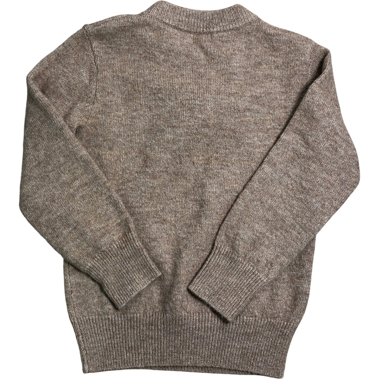 Angel & Rocket Kids Cute Dachshund Sweater Aged 6 Knit Jumper Brown Red Pom Pom