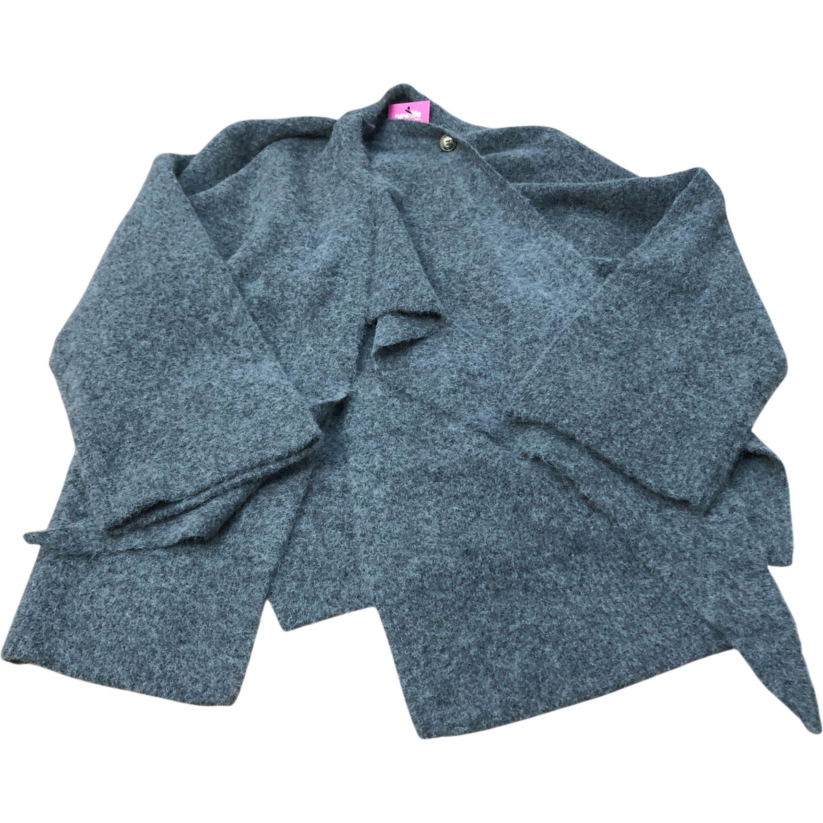 River Island Cardigan Women's Grey Open Front Wrap Style Size 10