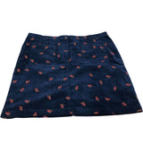 Melody Embroidered Cord Skirt UK24 Women's Navy Multi Floral