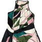 Avia Geometric Print Maxi Dress Multicolour Sleeveless Elegant Size 6