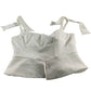 River Island White Crop Top UKM Women's Adjustable Tie Straps