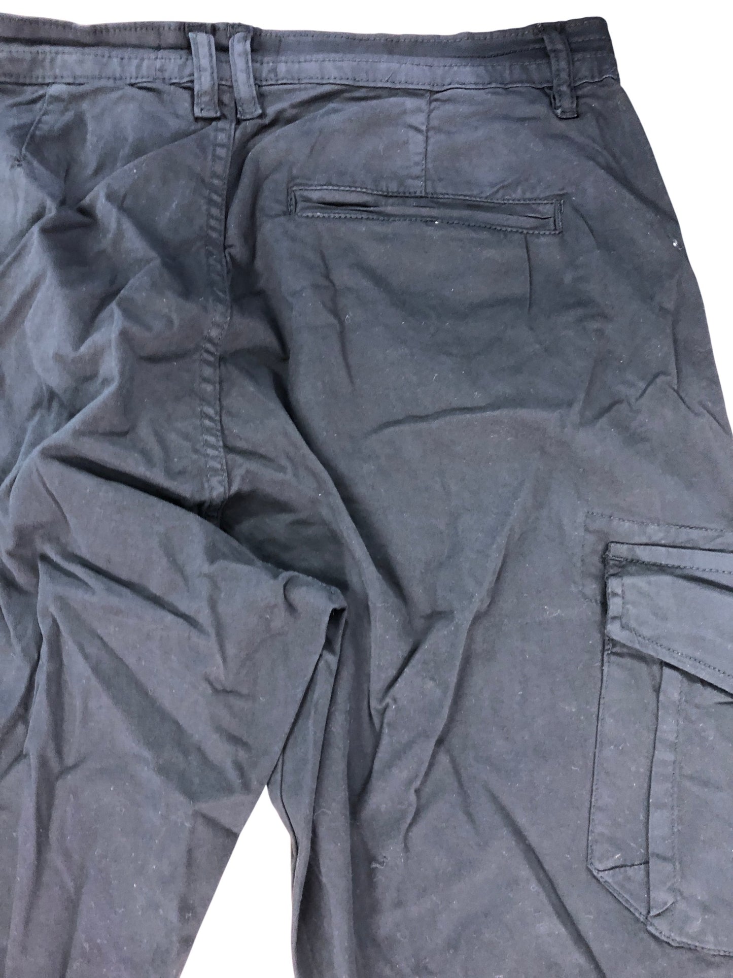 AVANT GARDE Harvers 2PK Cargo Pants Size 34 Men's Black Cotton Stretch Trousers