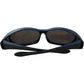 Face Shadow Fit Over Glasses Sunglasses UV Protection Black Design