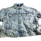 H&M Short Denim Jacket Women's Size Small Light Blue
