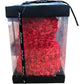 Rose Teddy Bear Gift Box Red Artificial Flowers Perfect For Gifting 9" Tall