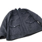 Men's Brown Polyester Casual Jacket with Pockets XL