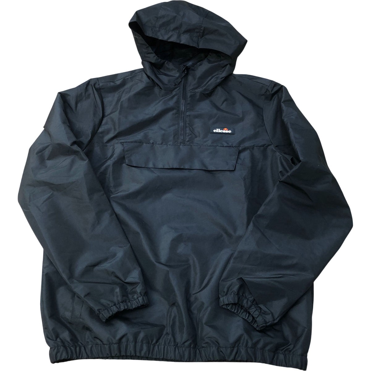 Ellesse Callum Black Windbreaker Jacket Size XL