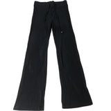 Women's River Island Ribbed Black Trousers Casual Pants Size UK6