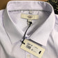RIVER ISLAND Men's Casual Long Sleeve Shirt Size L Plain Light Purple