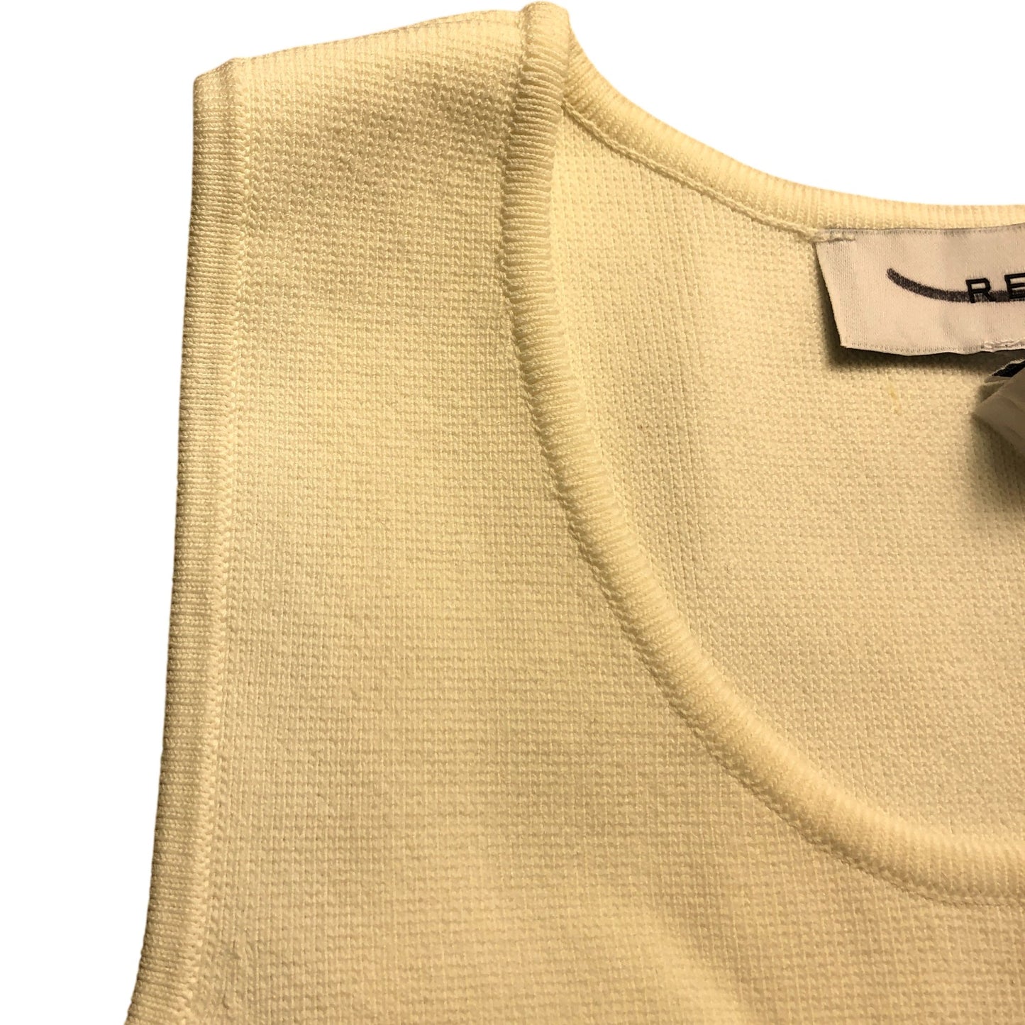 Branded Pleated Maxi Dress XS Women's Cream Pink