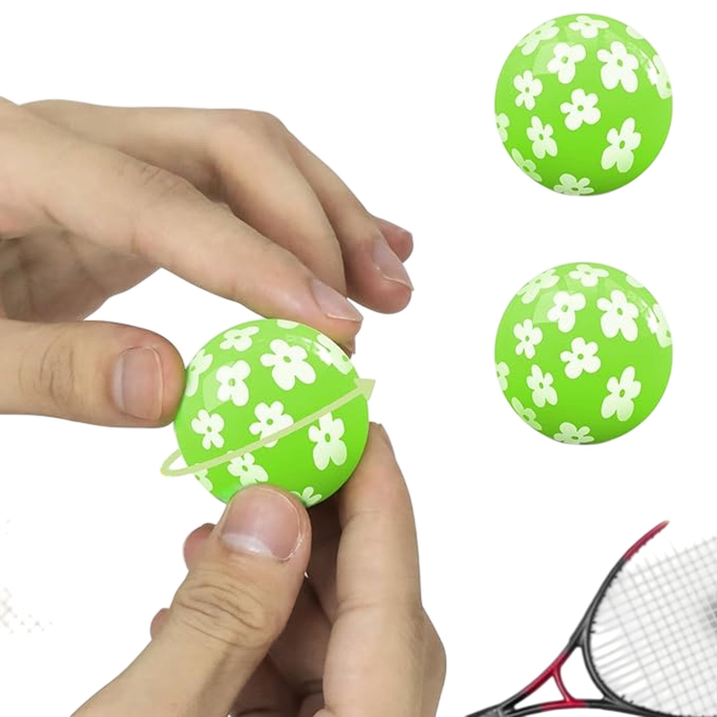 Green Flower Scented Shoe Fresheners Pack Of Six Ball Fresheners For Gym Bags